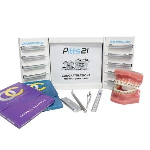 Brackets autoligado pitts 21 - ortho classic