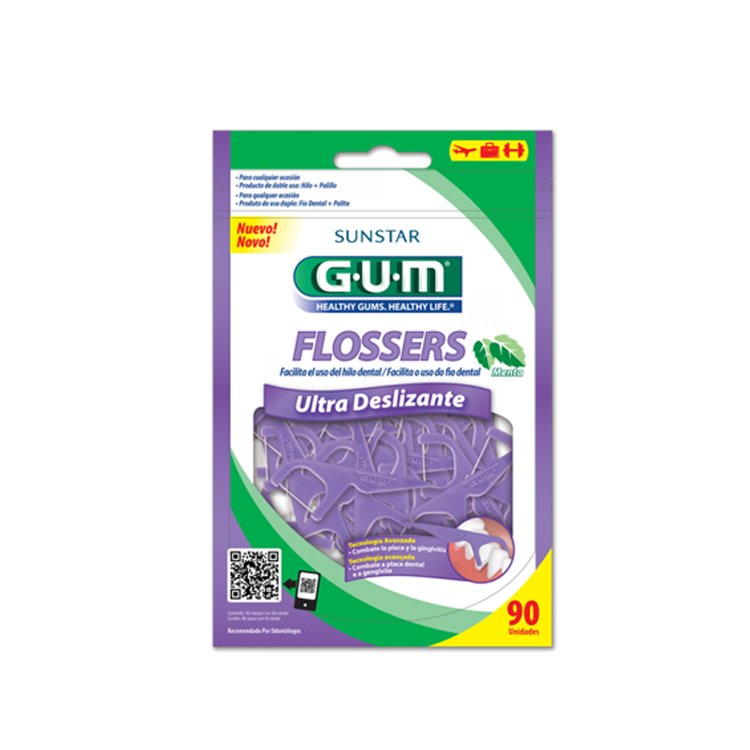 Flossers ultra deslizante - morado - gum - Imagen 3
