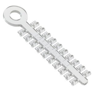 Cuñas de rotación transparente pq x 100 marca morelly