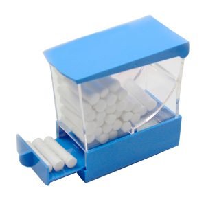 Dispensador de algodon azul - selecto dent