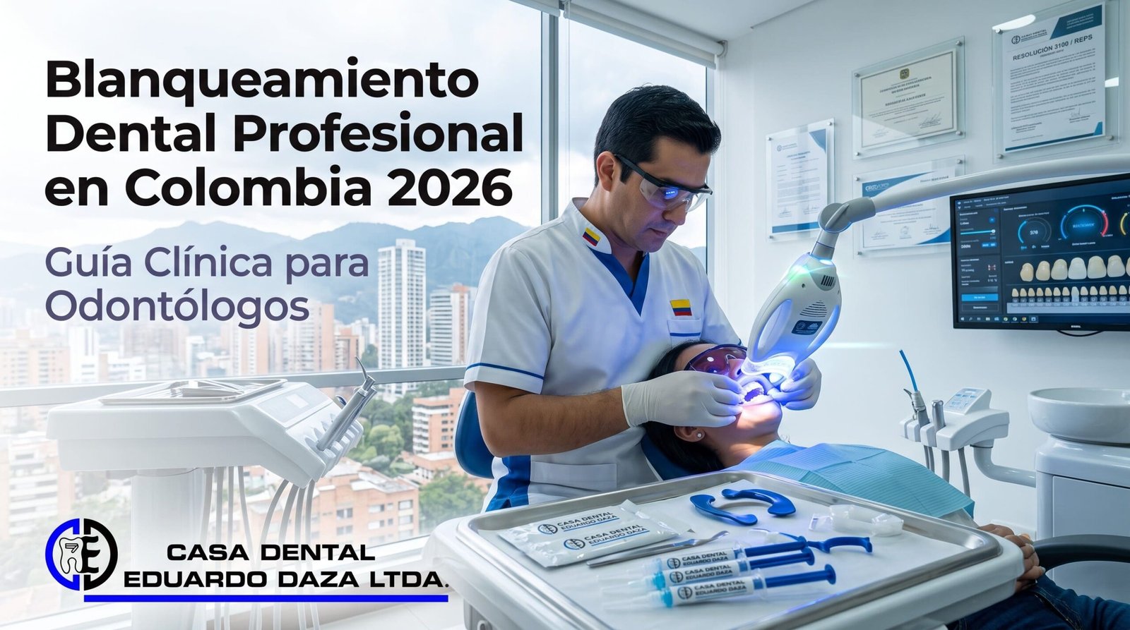 Blanqueamiento Dental Profesional Colombia 2026: Guía Clínica para Odontólogos